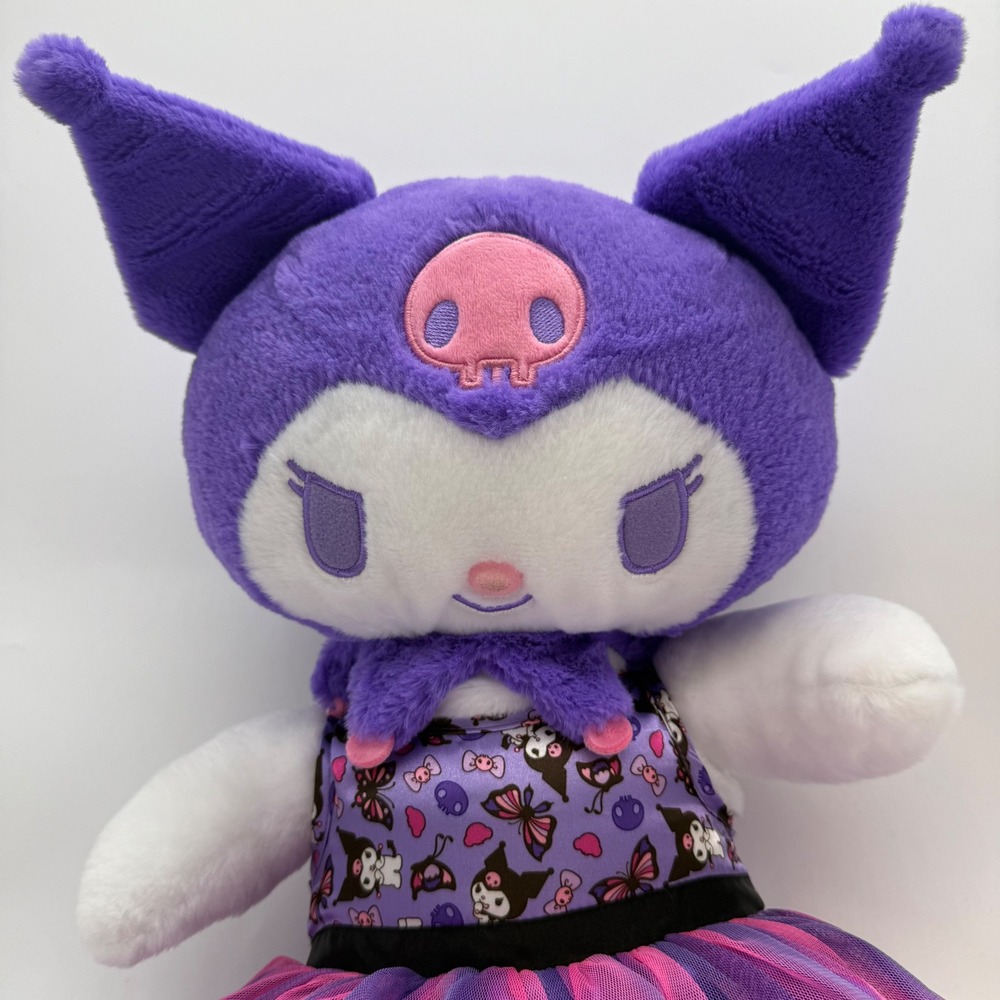 Build-A-Bear Kuromi Plush Sanrio Purple Butterfly Dress Exclusive Plushie